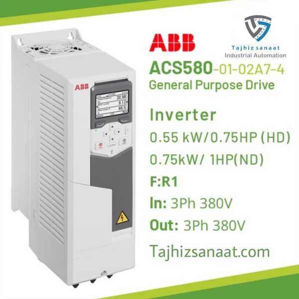 اینورتر ABB ACS580-01-02A7-4 0.75KW