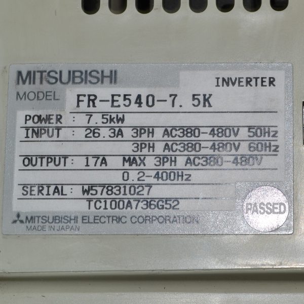 tajhizsanaat.com product534 MITSUBISHI E500 FR E540 7.5K 7.5KW