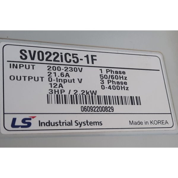 اینورتر LS IC5 2.2KW کد SV022IC5