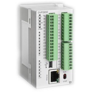PLC دلتا DVP26SE11T | خروجی ترانزیستوری با ارتباط شبکه و سریال
